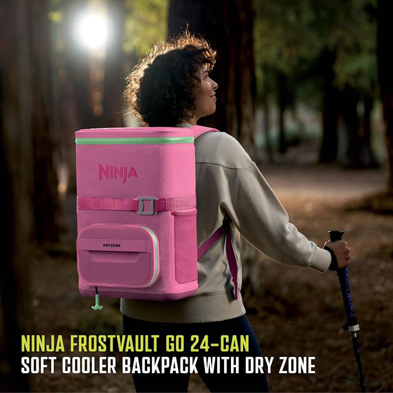 Ninja FrostVault Go + Shark ChillPill Bundle – Pink